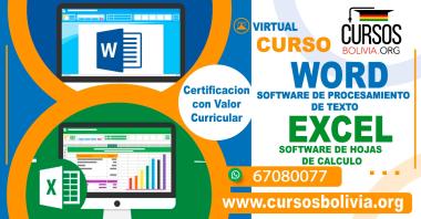 Cursos virtual  Word y Excel